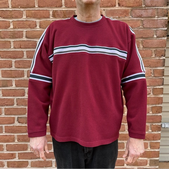 Extreme quality burgundy ribbed knit top size XXL - Picture 9 of 9
